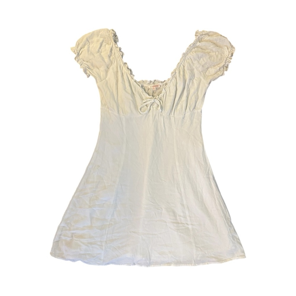 PacSun Lottie Moss White Babydoll Dress